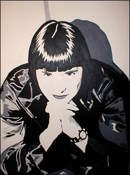 Painting of Eve Ensler